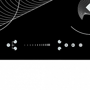 картинка Индукционная варочная панель Krona MERIDIANA 60 BL черный 